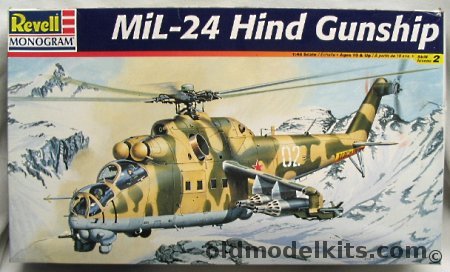 Monogram 1/48 Mil-24 Hind Gunship, 85-5819 plastic model kit